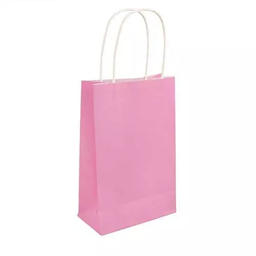 Baby Pink Paper Party Bag - Pack of 48