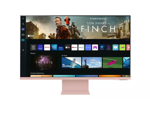 Samsung LS32BM80PUUXXU computer monitor 81.3 cm (32") 3840 x 2160 pixels 4K Ultra HD Pink, White