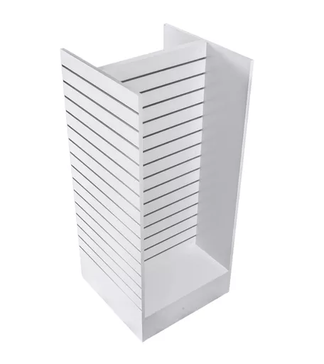 White Slatwall 'H' Gondola Unit