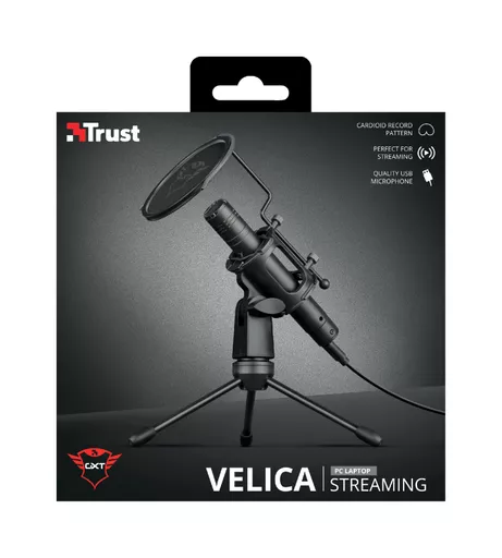 Trust GXT 241 Velica Black PC microphone