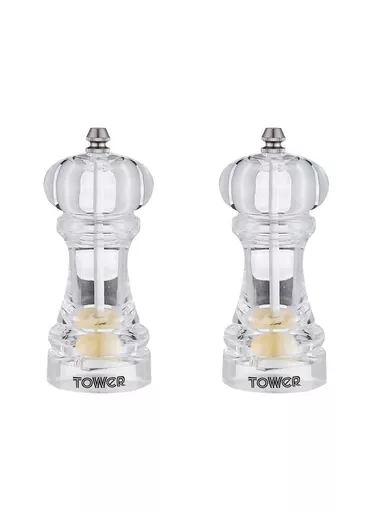 Manual Salt & Pepper Mill Set
