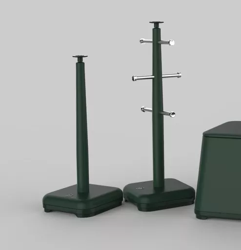 Towel Pole and Mug Tree Set