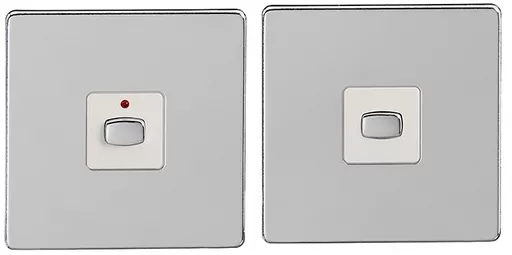 EnerGenie MIHO045 light switch Chrome, White