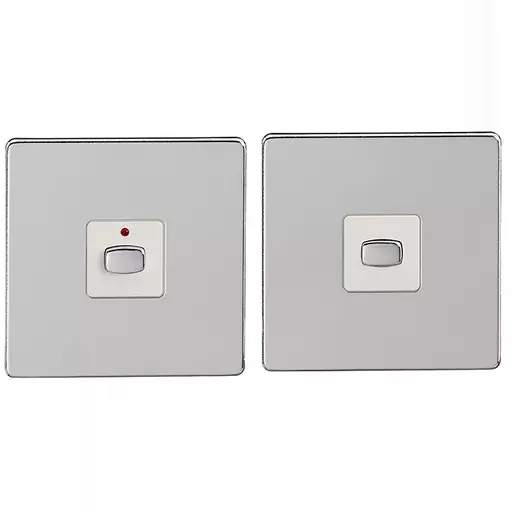 EnerGenie MIHO045 light switch Chrome, White