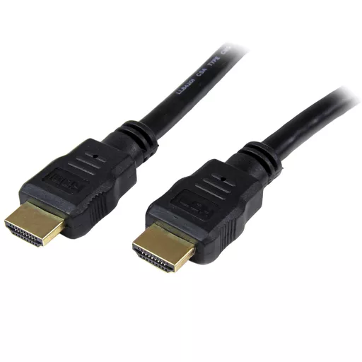 StarTech.com 6ft (2m) HDMI Cable - 4K High Speed HDMI Cable with Ethernet - UHD 4K 30Hz Video - HDMI 1.4 Cable - Ultra HD HDMI Monitors, Projectors, TVs & Displays - Black HDMI Cord - M/M