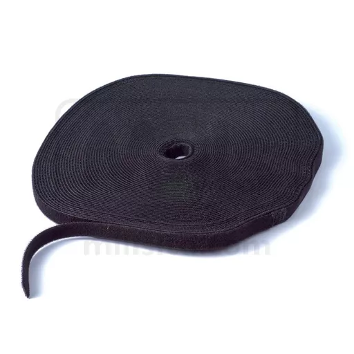 Mills Hook and Loop Black 25m Roll