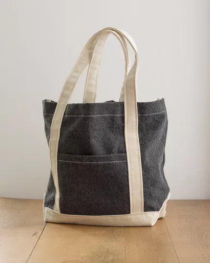 Canvas Denim Shopper