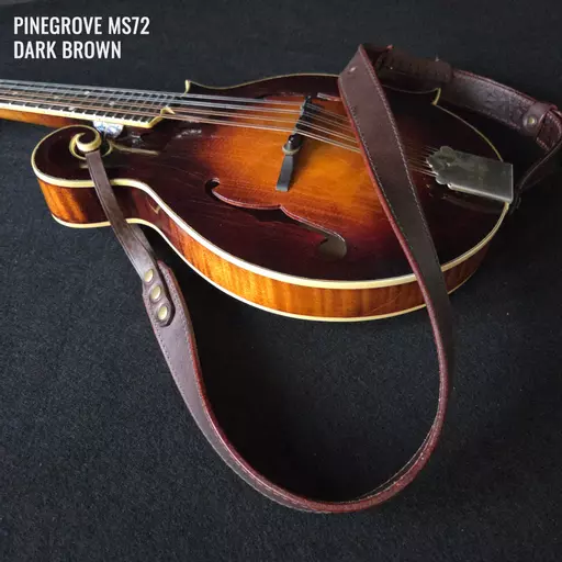 MS72 Leather Mandolin Strap