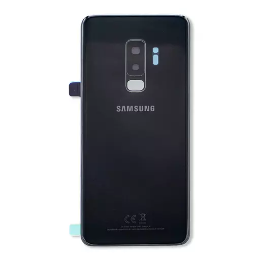 Back Cover w/ Camera Lens (Service Pack) (Black) - For Galaxy S9+ (G965)