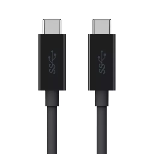 Belkin F2CU049bt2M-BLK USB cable 2 m USB 3.2 Gen 1 (3.1 Gen 1) USB C Black