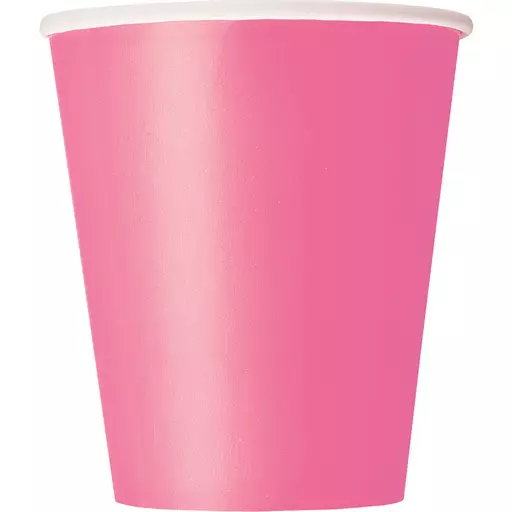 Hot Pink Paper Cups