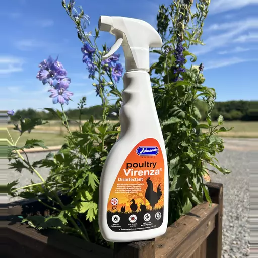 Poultry Virenza disinfectant and cleaner (500ml)