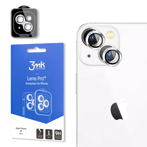 3mk - Lens Protection Pro (Silver) - For iPhone 14