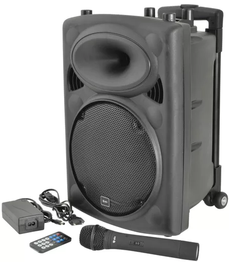 QTX QR10PA Portable PA speaker with TWS + UHF Microphone