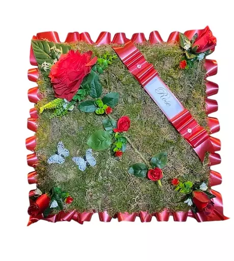 3D Single Rose funeral tribute - bespoke any colour -romantic