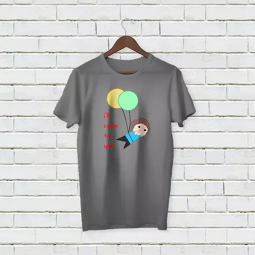 Personalised I'll Come to you Funny T-Shirt