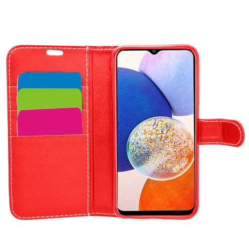 Wallet for Galaxy A14 4G & 5G - Red