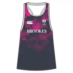 OxfordBrookesUniversity_Athletics_HomeKit_WomensEcoSublimateRacerbackSinglet_GreyPinkWhite_Front.png