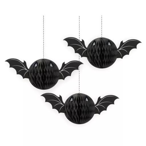 Bat Halloween Honeycomb Decoration