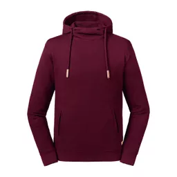 Unisex Organic High Collar Hooded Sweat