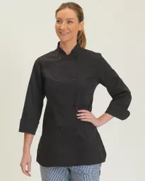 Ladies' Long Sleeve Fitted Chef's Jacket