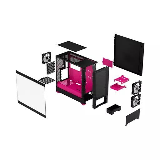 Fractal Design Pop Air Tower Black, Magenta