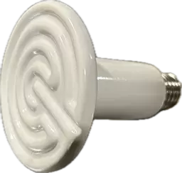 Ceramic heat lamp bulb
