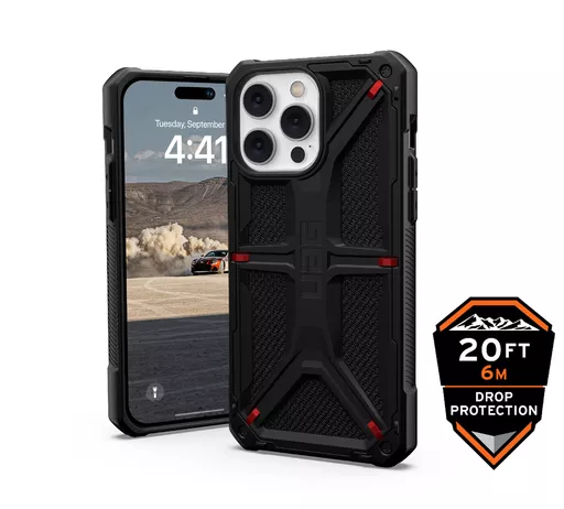 UAG - Monarch for iPhone 14 Pro - Kevlar Black