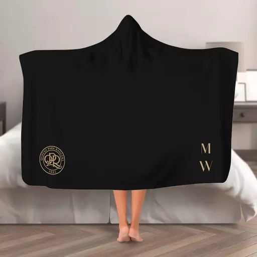Queens Park Rangers FC Initials Hooded Blanket (Adult)