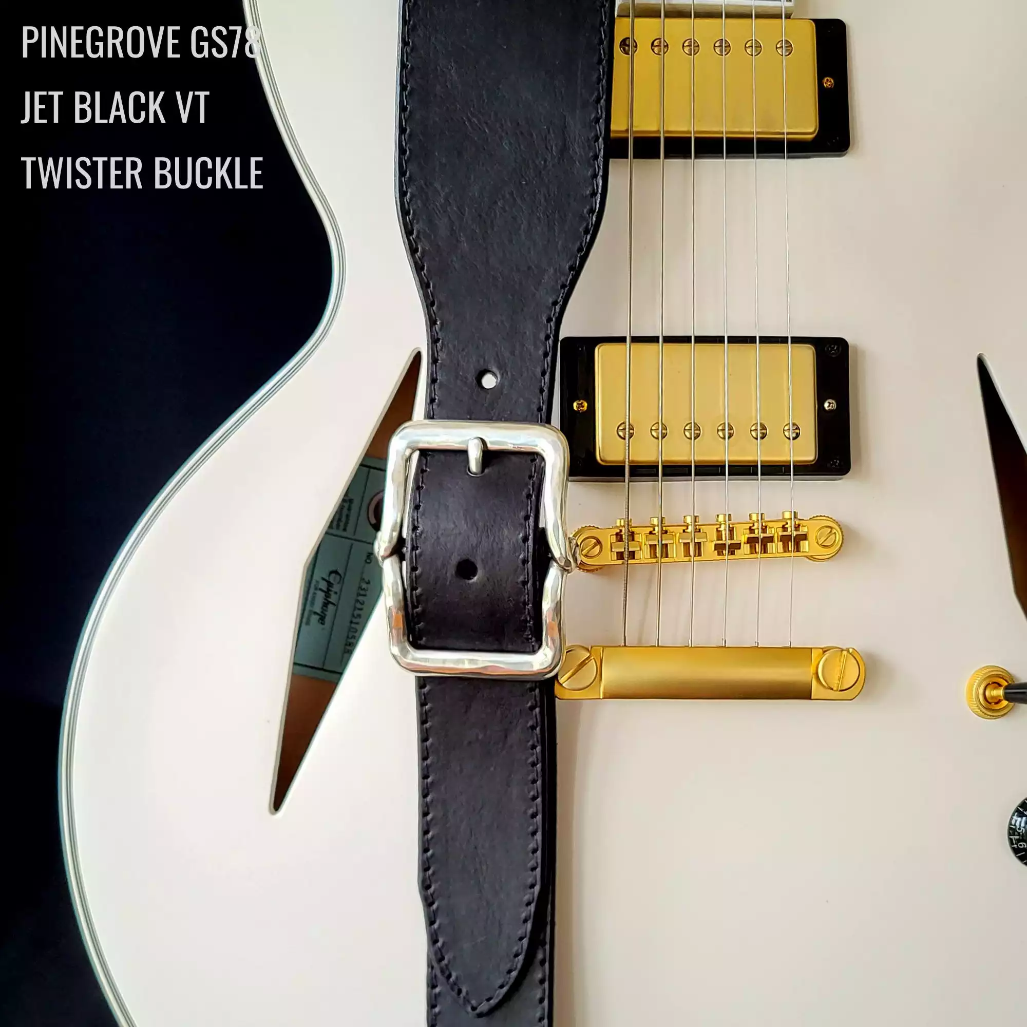 GS78 black twister buckle Pinegrove guitar strap ANNO.jpg