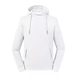Unisex Organic High Collar Hooded Sweat