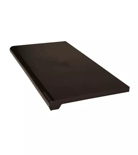 Black Plastic Merchandising Shelf - 607mm x 330mm