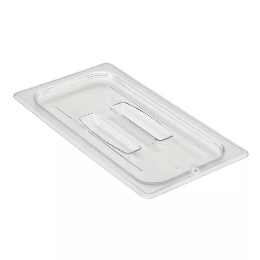 1/3 CLEAR GN LID WITH HANDLE POLYCARBONATE