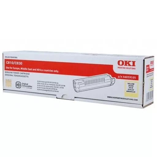 OKI 44059105 Toner yellow, 8K pages ISO/IEC 19798 for OKI C 800