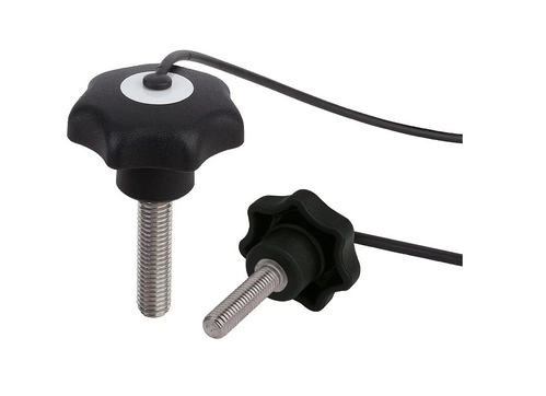 K0155 Star Grips in Plastic & Steel With Safety Band & External Thread