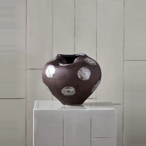Vase, Expo, Brown/Off-white