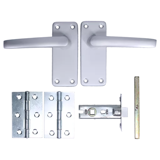 ASEC VITAL Contract Aluminium Handles, Hinges & Latch Pack SAA