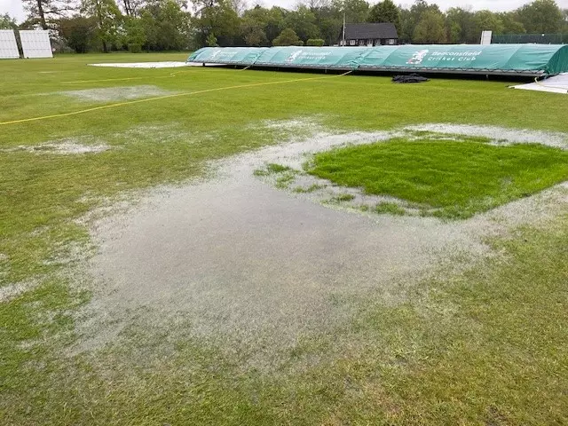 T20 at Beaconsfield off - flooding