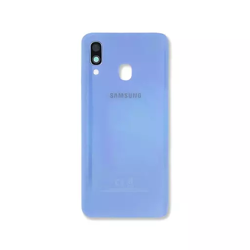 Back Cover w/ Camera Lens (Service Pack) (Blue) - For Galaxy A40 (A405)
