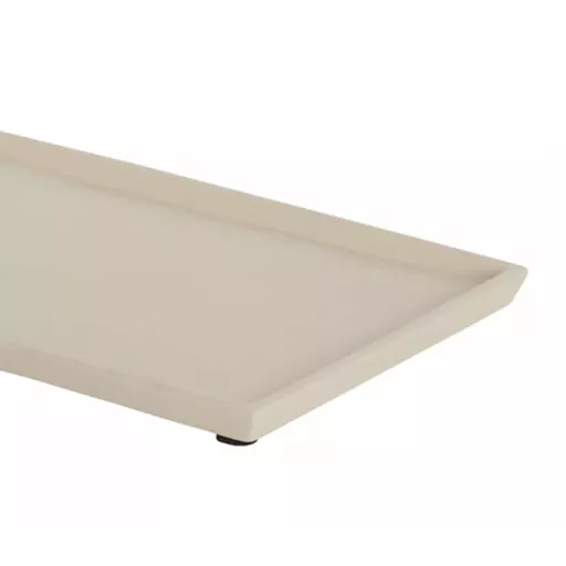 - Out of Stock - Rectangular Dish, Mahalia, Cream