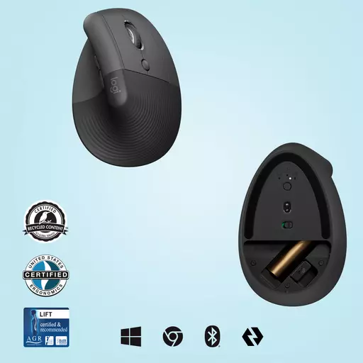 Logitech Lift Vertical Ergonomic Mouse