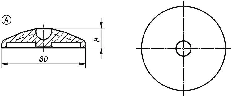 Anti-Static. Swivel Plate. 40mm Diameter. Compatible With Spindle K0421.