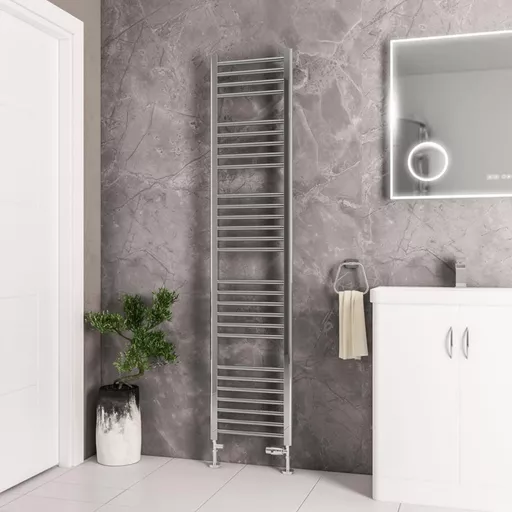 Wendover Straight Stainless Steel Multirail 1800 x 400 Mirror Polished