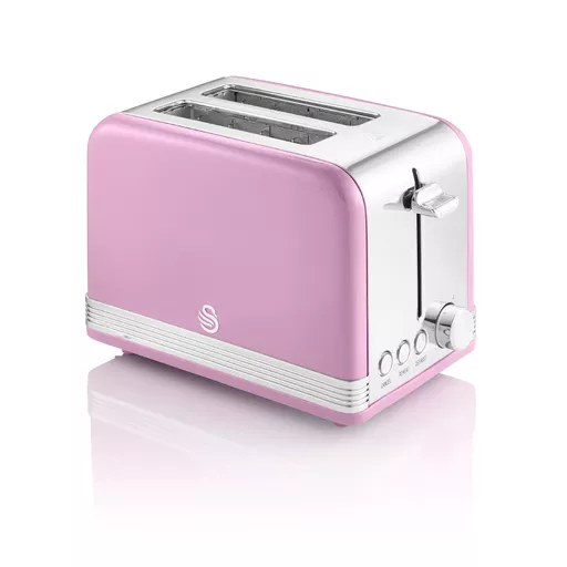 2 Slice Retro Pink Toaster