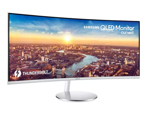 Samsung C34J791WTR 86.4 cm (34") 3440 x 1440 pixels UltraWide Quad HD QLED Grey