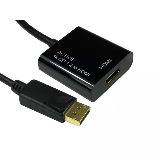 Active DisplayPort v1.2 Male to HDMI Female Adaptor, 20cm