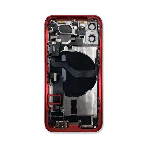 Back Housing With Internal Parts (RECLAIMED) (Grade C) (Red) (No CE Mark) - For iPhone 12 Mini