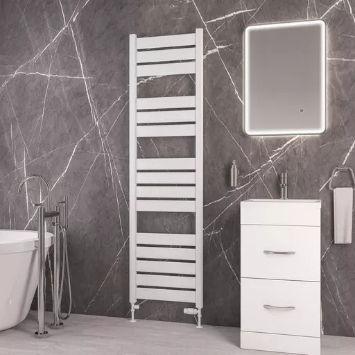 Santero 1800 x 500mm Towel Rail Gloss White