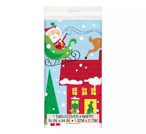 Colourful Santa Tablecover