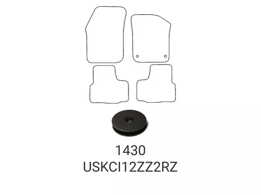 Skoda Citigo 2012-2019 Tailored Rubber Mats